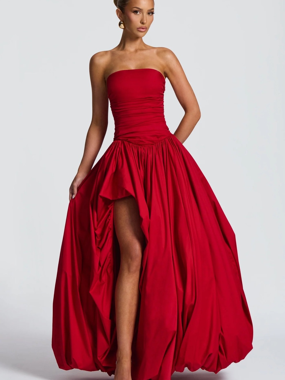 Babyboo Jillian Maxi Dress Red - XXL